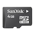 Sandisk 4GB MicroSDHC Memory Card with SD Adapter