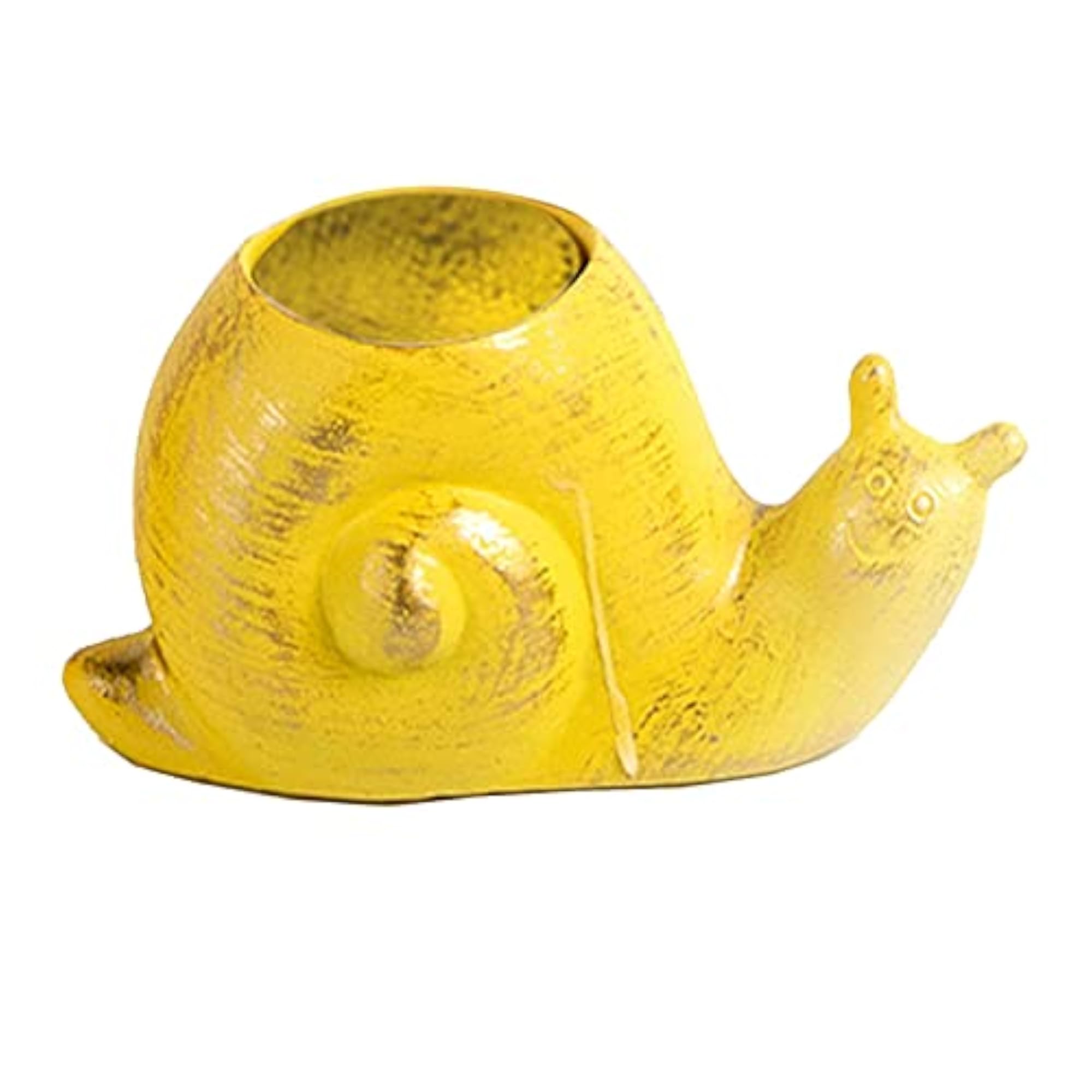 Tealight Candleholder Statue for Desktop, Snail Design