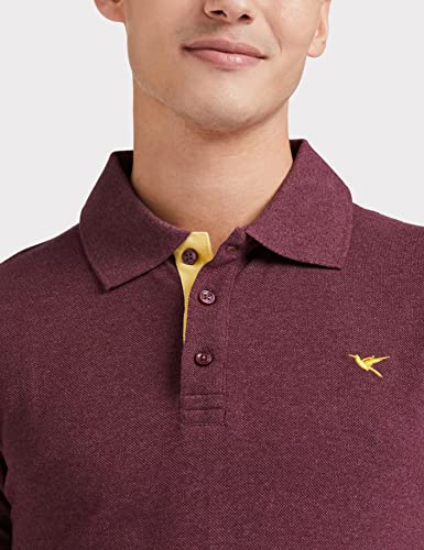 Image of Deniklo Men Cotton Rich Regular Fit Solid Polo T-Shirt | Men's Best T Shirt |Half Sleeves Casual T-Shirt |Classic Plain T-Shirt | Collar T Shirt|Polo T-Shirt for Men (Available in Plus Size)