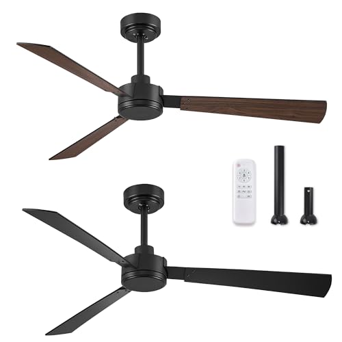 ZMISHIBO 2 Pack 52 Inch Ceiling Fan with Remote no