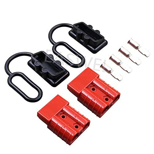 Battery Quick Connect Disconnect Electrical Plug Kit - 2-4 Gauge Winch Trailer