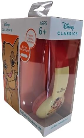 Headphones Lion King Classics Kid Safe 3.5mm