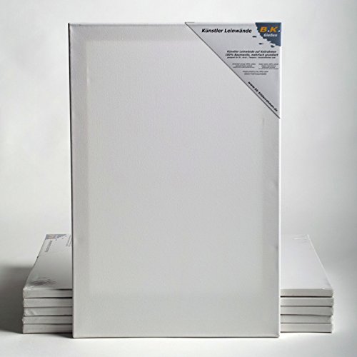 Preisvergleich Produktbild BK BILDERRAHMEN KOLMER 6 B.K. Basic LEINWÄNDE AUF KEILRAHMEN 40x120 cm / Qualitäts Malgrund, malfertig, 100% Baumwolle