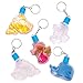 Baker Ross Porte-clés vie marine pour sable (lot de 5) - Bouteilles en forme d'animaux marins que les enfants pourront décorer et remplir de sable et de paillettes.