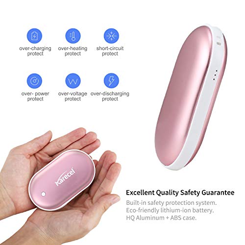 Karecel Hand Warmers Rechargeable, Dual-Side Full-Surface Simultaneous Heat - image 5