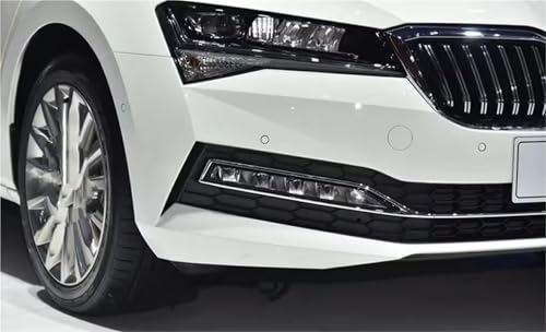Grille d'aération antibrouillard Skoda Superb 2020 cache pare-chocs - 5