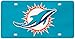 NFL Miami Dolphins Laser Cut Auto Tag