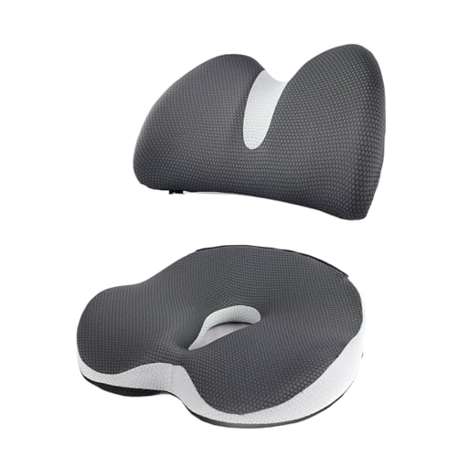 Coussin de dossier ergonomique pour chaise de bureau et fauteuil roulant