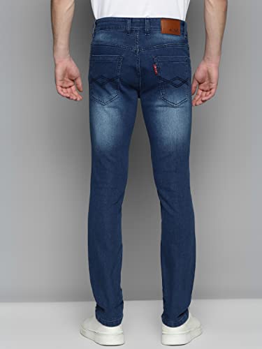 Image of Allen Cooper Slimmy Comfortable Mid Rise Denim Jeans for Men
