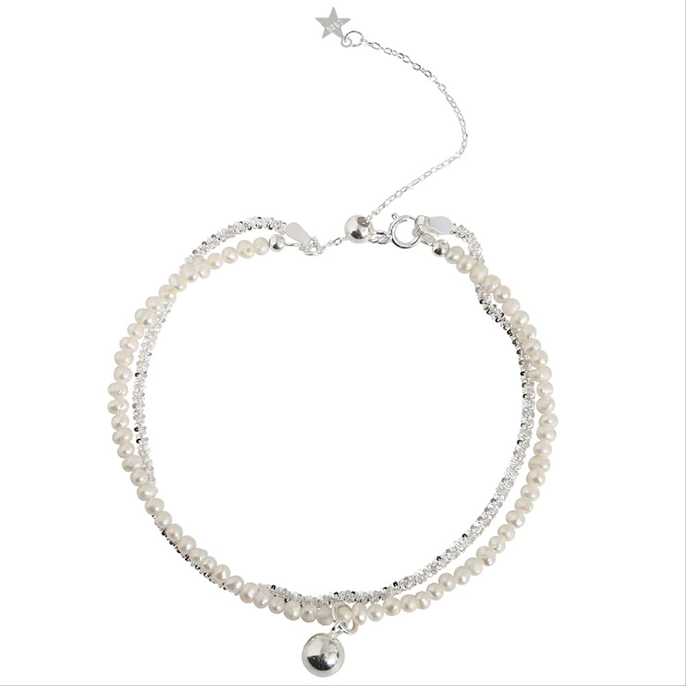 Bracelet de charme de perle double couche pour fête et soirée - 5
