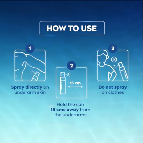 NIVEA MEN Fresh Ocean Deodorant Spray with Ocean Extracts, Long-Lasting Aqua Scent, Odor Protection & Skin Care, 150ml Body Spray for Men, Fresh Citrus, Lavender & Amber Fragrance, Pack of 2 - image 5