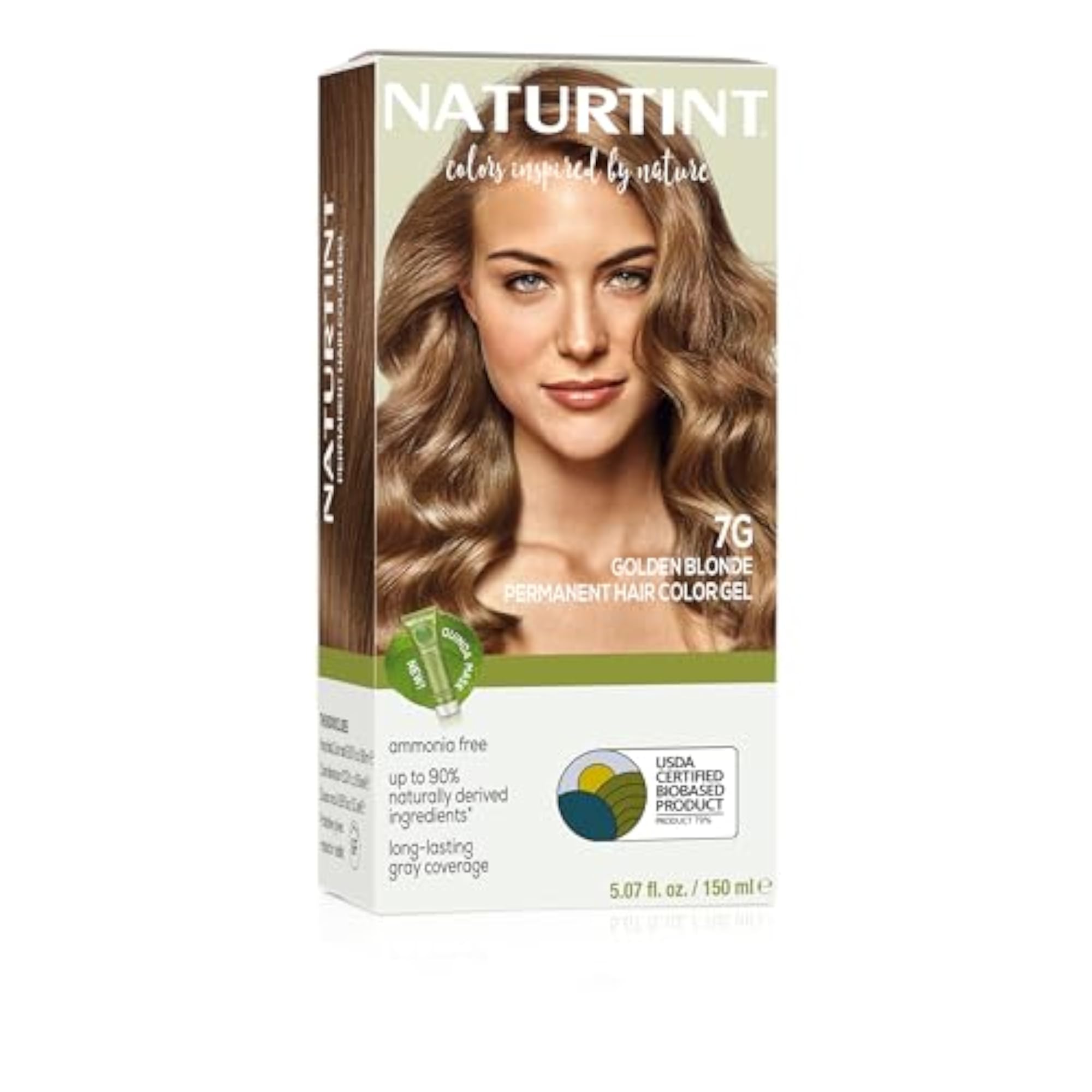 Permanent Hair Colour 7G Golden Blonde, Ammonia Free