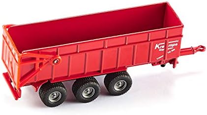 siku 1844, Massey Ferguson Tractor with Trailer, 1:87, Metal/Plastic, Red, Tiltable trailer