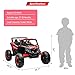 24V 2 Seater Ride on UTV Car for Big Kids, Electric Vehicle, Battery Powerd Electric Off-Road UTV Car w/Remote Control, 2 * 200W Motor, Spring Suspension, Music, LED Headlights