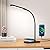 KEXIN LED Desk Touch Lamp with Wireless Charging & USB Charging Table Lamp 5 Color Modes 6 Brightness Levels Eye-Caring Gooseneck Desk Lamp for Home Office with Memory Function 1h Timer Bedside Lamp