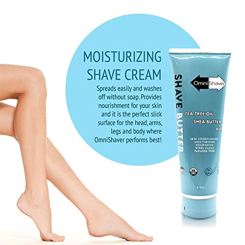 Omnishaver Shave Butter - The Best Shaving Cream For Head Arms Legs And Body - Shaving Conditioner Cream #TOP3