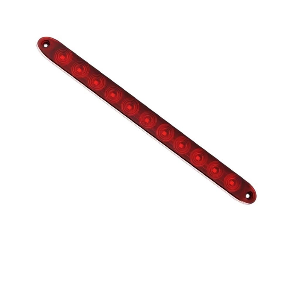 Feu arrière pour Scooter, vélo électrique, Quad, Moto, Barre Lumineuse LED 12 V, feu Stop Universel Rouge, Clignotants de Croisement/Route