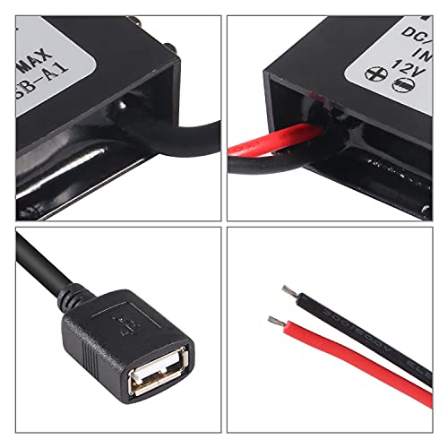 Image of 2Pcs Step Down DC Converter 9V- 35V 12V 24V to 5V 3A DC USB Buck Converter Buck Module USB Output Power Adapter Power Adapter Regulator Car Power