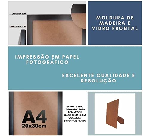 Quadro Interativo Música Spotify Com Moldura E Vidro