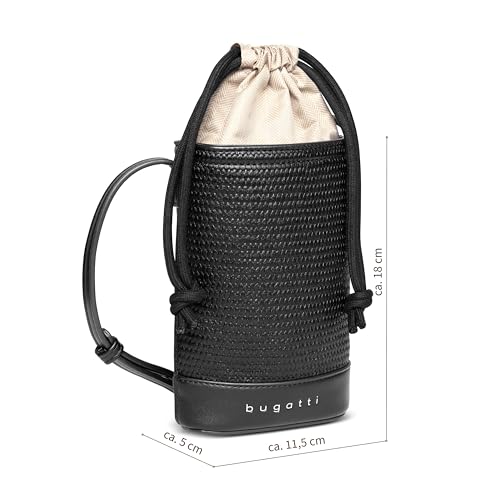 bugatti Isa mini sac seau le petit sac effet raphia léger et logeable - 2