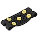 Antidérapant Neige Glace Escalade Spikes Grips Escargots Ciseaux à Chaussure 5-Nous Chaussures Couverture Noir