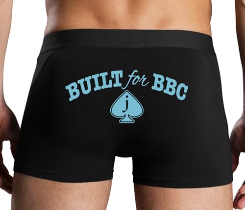 Knaughty Knickers Built For BBC Jack Of Spades JOS Black Cock Lover Black Mens Boxer Brief Sexy Adult Design
