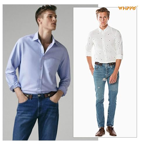 No Buckle Elastic Belt for Men, Nylon Stretch Belt for Jeans Pants - Invisible Buckle Free Belt, Comfortable & Lightweight for Casual & Outdoor Wear3