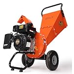 EFCUT C30 LITE Wood Chipper Shredder, 7 HP 212cc Gasoline Engine, 3" Max Wood Diameter, 1-Year Warranty After Product Registration