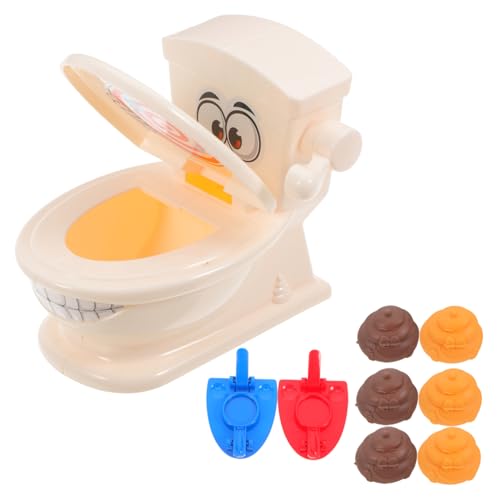 CVUTOVO 1 Set Interattivo Scherzi con Escrementi Set Giocattoli per Toilette Divertenti per Feste e Celebrazioni per e Facile da Usare Divertimento per età