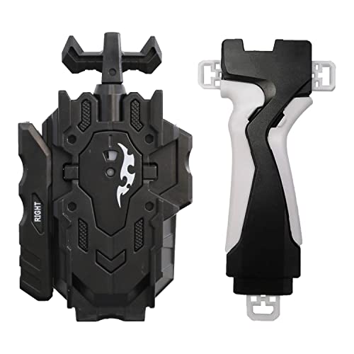 Launcher and Grip,Sparking Left&Right L/R Two-Way Launcher Compatible with All Bey Burst Series Bey