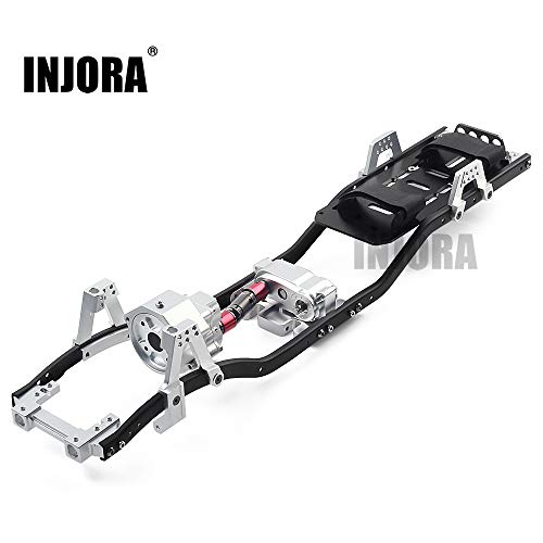 INJORA 313mm 12.3 Inch Wheelbase Chassis Frame for 1/10 RC Crawler Car Axial