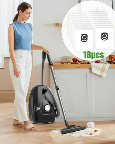 SOBEAU 18 Staubsaugerbeutel für Rowenta Hygiene + ZR200520 ZR200720 ZR200920, Rowenta Silence Force Beutel für Rowenta Compact Power, X-Trem Power und Silence Force (RO64xx, RO63xx, RO68xx, RO39xx)