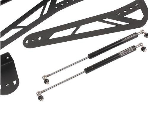Narpes Rear Spoiler Wing 56inch GT Big Large Racing Style Trunk Chassis Mount Spoiler for Dodge Charger All Models All Years Painted Gloss Black