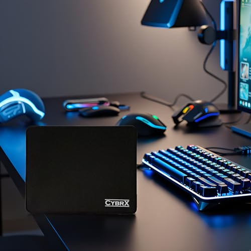 Mouse Pad – Waterproof Surface, Non-Slip Rubber Base, Anti-Fray Stitched Edges, Ultra-Smooth Texture – Gaming & Office Use – Bulk Friendly – Black - Image 6