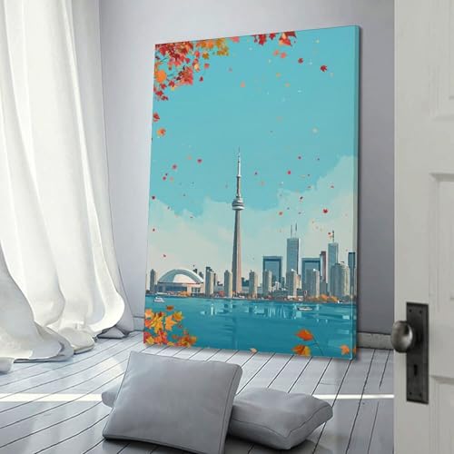 Poster paysage d'automne pour réchauffer un mur blanc avec élégance - 3