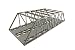 War World Scenics Double Track Hi-Detail Grey Girder Bridge 450mm – OO/HO Model Railway Diorama
