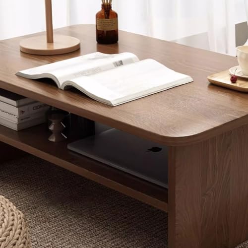 Table basse style japonais salon chambre meuble bas mat - 8