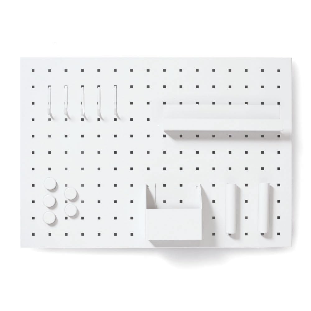 Zeller 11138 Memoboard m. Utensilien, Metall, weiß, ca. 50 x 35 cm