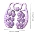 FashionCha Leg Massage Equipment Muscle Relaxation Massage Tool Thigh Roller Leg Roller for Sports Fitness Woman and Man Family, Purple