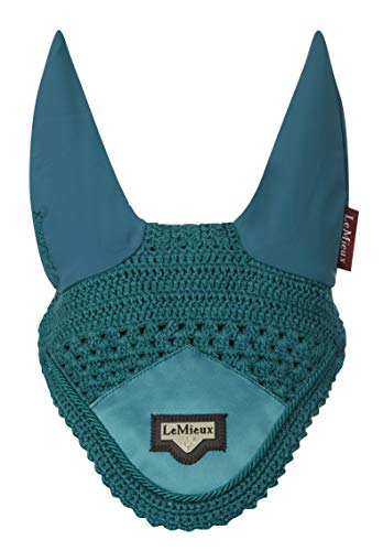 Bonnet anti-mouches LeMieux Loire Satin Marine cheval protection insectes