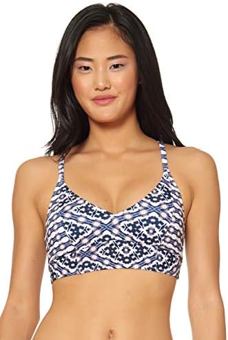 Jessica Simpson Women's Standard Mix & Match Venice Beach Swimsuit Separates (Top & Bottom), Cropped CAMI Bikini Top, L