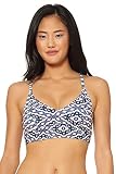 Jessica Simpson Women's Standard Mix & Match Venice Beach Swimsuit Separates (Top & Bottom), Cropped