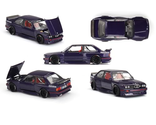 Mini GT M3 Kaido GT V2 Purple Metallic 1:64 miniatura 2