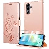 MQERYBV Coque pour Samsung Galaxy A17 avec 1 Verre Trempé,1 Protection Camera,Étuis Raba...