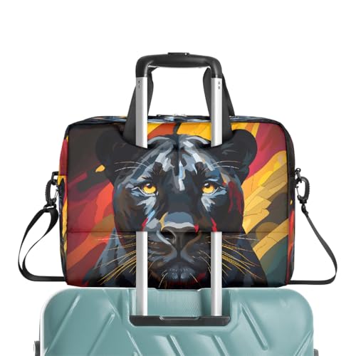 Bolso para Laptop Unisex 15.6-16 Pulgadas Negro Leopardo miniatura 7