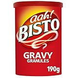 Bisto Gravy Granules 190g – Salsa Inglesa Instantánea para Carne – Gravy Británica Tradicional para Roast Beef, Pollo y Puré de Patatas - Pack Laborawi (1 x 190g)