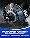 Orion Motor Tech 9-Way Slide Hammer Puller Set, Front Wheel Hub Bearing Remover & Rear Wheel Axle Hub Dent Shaft Puller Tool Kit