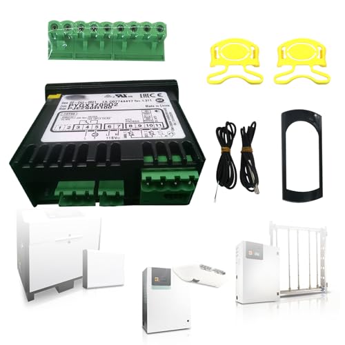 Temperature Thermostat with Temperature Sensor Probe - 115v Compatible with Carel and All Refrigerator Types (PJEZS0H100)