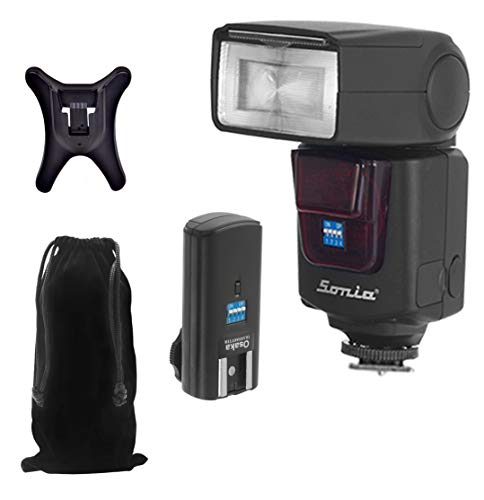 Image of Sonia Camera Flash Speedlite Speedlight VT631RF with inbuilt Radio Trigger and Transmitter for Nikon Canon (Selective Canon) Sony Olympus Pentax & Other DSLR Cameras GN42
