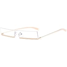 Fashion Half Frame Small Rectangle Sunglasses Women Popular One Piece